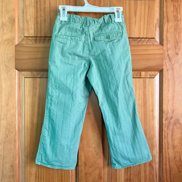 Girls size 6 Genuine Kids from Oshkosh green pants with adjustable waist - Picture 2 of 7
